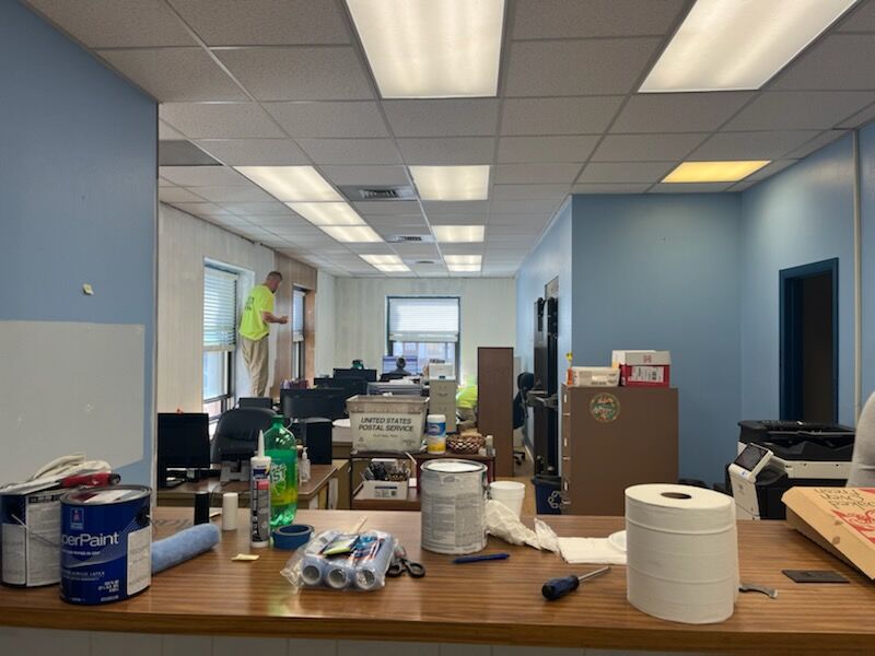 Inmates paint the Fayette County treasurer’s office HeraldStandard